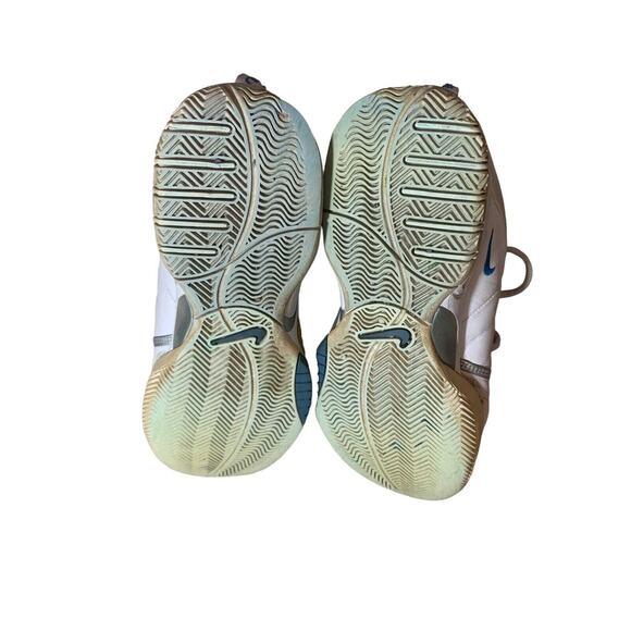 Nike Air Zoom Women’s Size 7 White Sneakers Laced y2k 90's Chunky Seinfeld - Picture 8 of 12